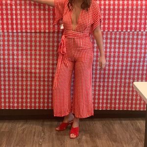 Plaid jumpsuit